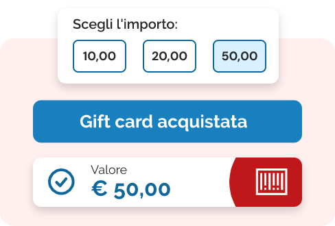Gift card acquistata
